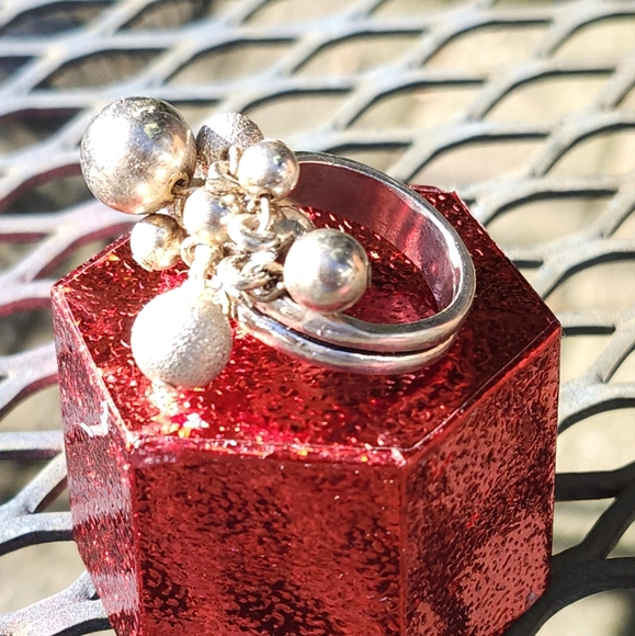 Sterling Silver Vintage Cha Cha Ring - Picture 1 of 9